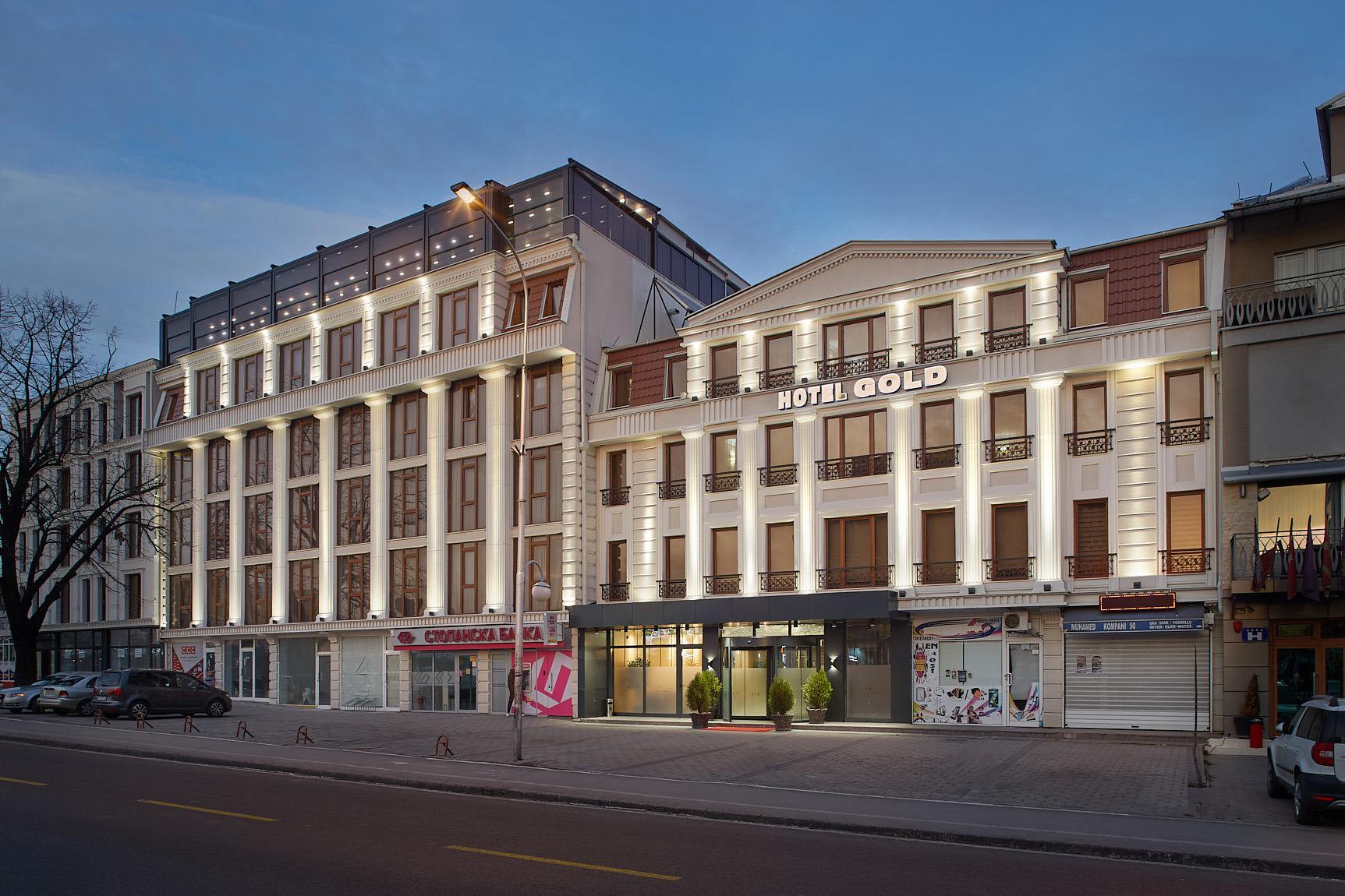 Hotel Gold Skopje Eksteriør billede